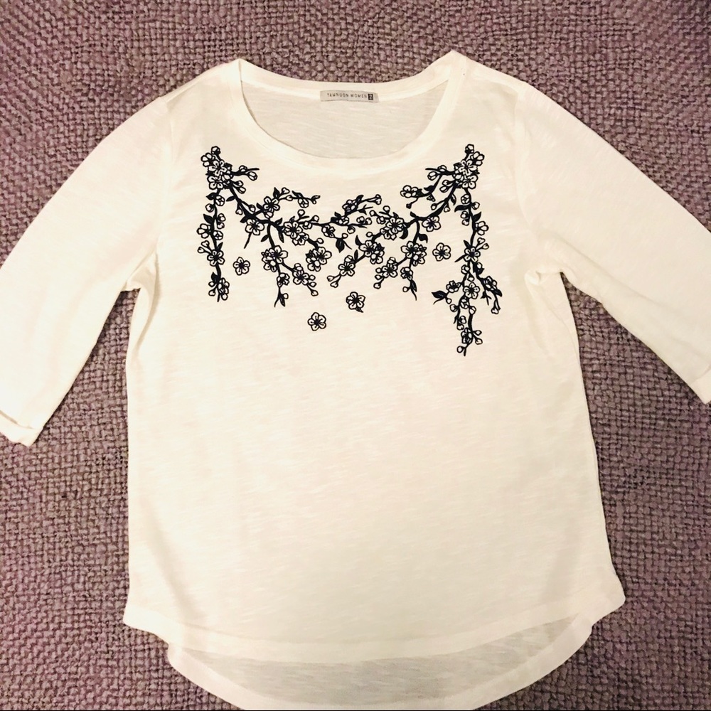 White Cotton Top Size M NEW